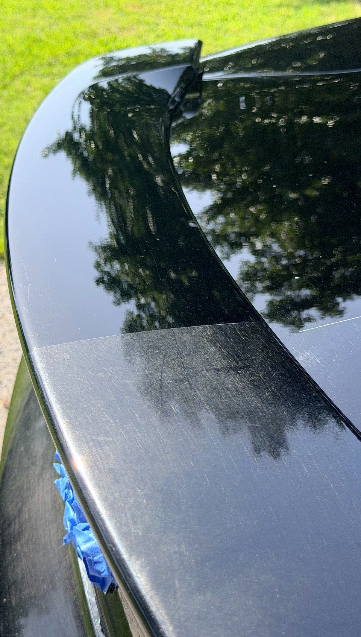 Paint correction in progress