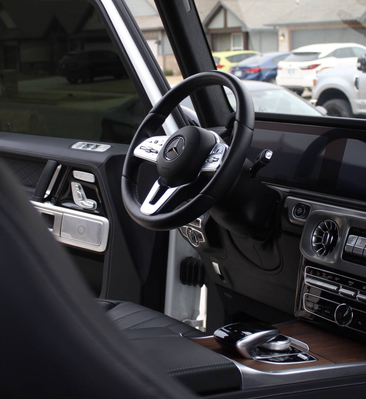 Mercedes G-Class interior after a full detail